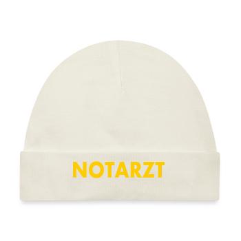 Notarzt - Baby Premium Organic Mütze - Naturweiß - Vorne