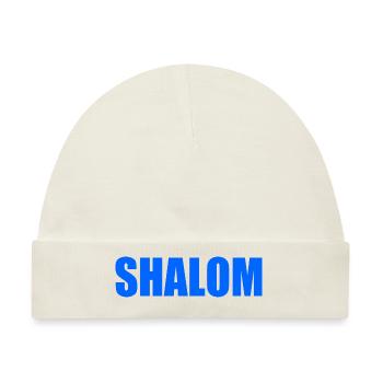 Shalom - Baby Premium Organic Mütze - Naturweiß - Vorne