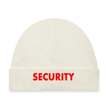 Security - Baby Premium Organic Mütze - Naturweiß - Vorne