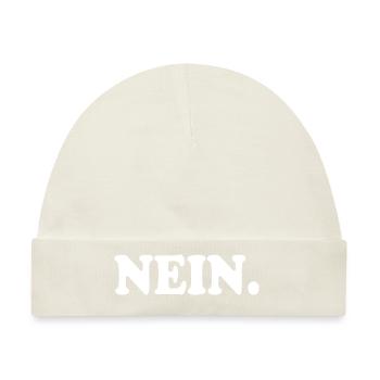 Nein - Baby Premium Organic Mütze - Naturweiß - Vorne