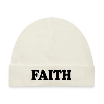 Faith - Baby Premium Organic Mütze - Naturweiß - Vorne
