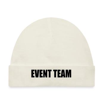 Event team - Baby Premium Organic Mütze - Naturweiß - Vorne