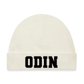 Name - Odin - Baby Premium Organic Mütze - Naturweiß - Vorne