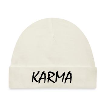 Karma - Baby Premium Organic Mütze - Naturweiß - Vorne