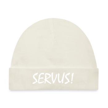Servus - Baby Premium Organic Mütze - Naturweiß - Vorne