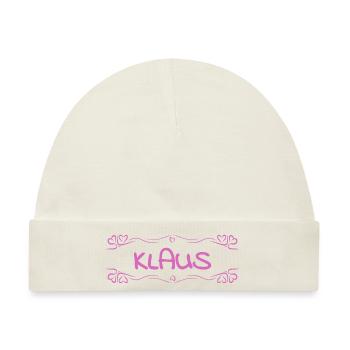 Klaus - Baby Premium Organic Mütze - Naturweiß - Vorne