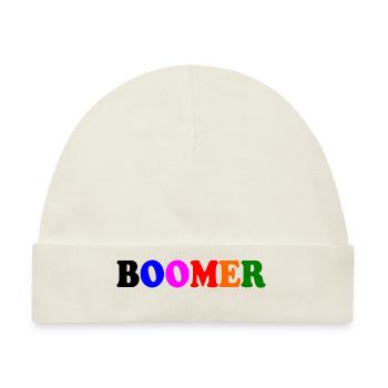 Boomer - Baby Premium Organic Mütze - Naturweiß - Vorne