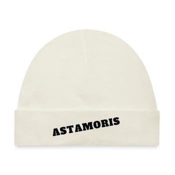 Astamoris.Herren Dialekt Hemden - Baby Premium Organic Mütze - Naturweiß - Vorne