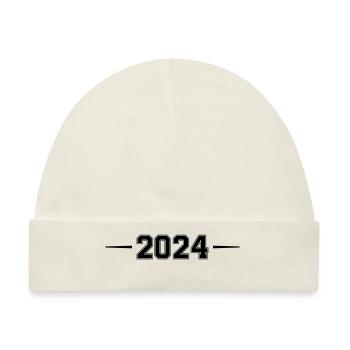 2024 - Baby Premium Organic Mütze - Naturweiß - Vorne