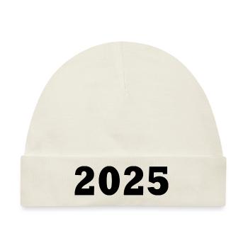 2025 - Baby Premium Organic Mütze - Naturweiß - Vorne