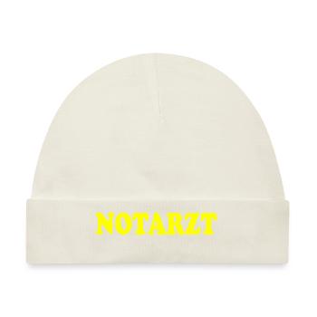 Notarzt - Baby Premium Organic Mütze - Naturweiß - Vorne