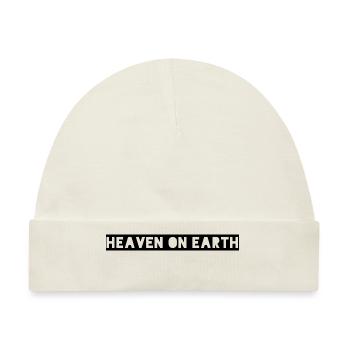Heaven on earth - Baby Premium Organic Mütze - Naturweiß - Vorne
