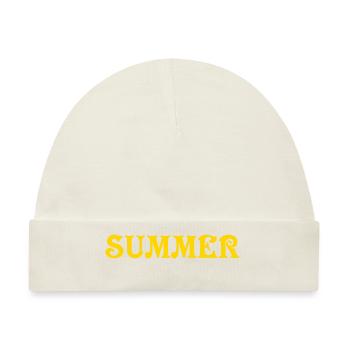 Summer - Baby Premium Organic Mütze - Naturweiß - Vorne