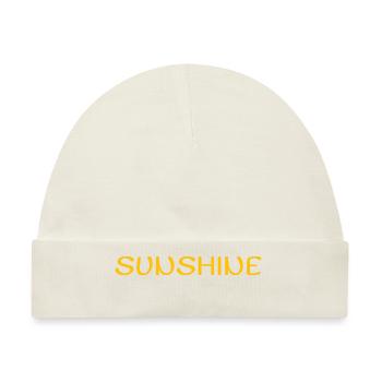 Sunshine - Baby Premium Organic Mütze - Naturweiß - Vorne
