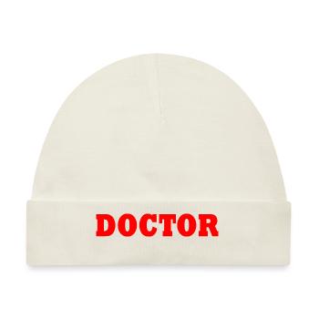 Doktor - Baby Premium Organic Mütze - Naturweiß - Vorne