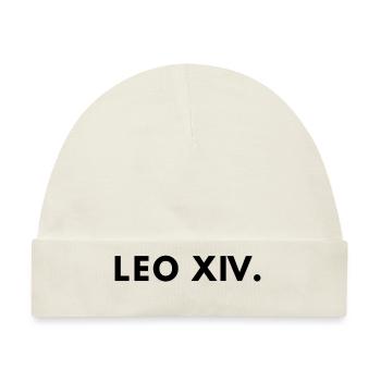 Papst Leo XIV 14 - Baby Premium Organic Mütze - Naturweiß - Vorne