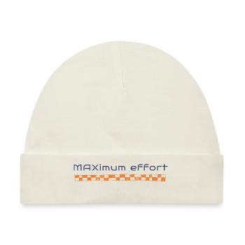 f1 maximum effort - Baby Premium Organic Mütze - Naturweiß - Vorne