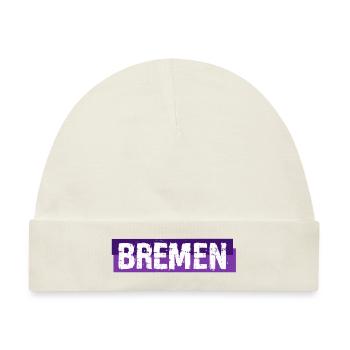 Bremen - Hansestadt - Banner - Baby Premium Organic Mütze - Naturweiß - Vorne