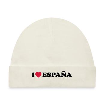 I love Espana - Baby Premium Organic Mütze - Naturweiß - Vorne