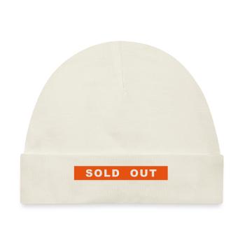 Sold out! - Baby Premium Organic Mütze - Naturweiß - Vorne