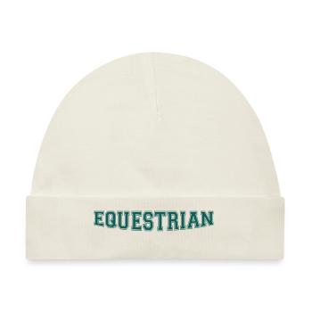 Equestrian Writing - Baby Premium Organic Mütze - Naturweiß - Vorne
