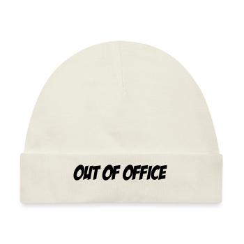 Out of Office - Baby Premium Organic Mütze - Naturweiß - Vorne