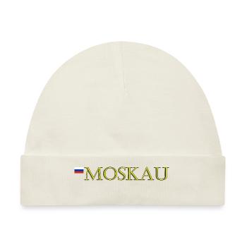 Golden Moskau - Baby Premium Organic Mütze - Naturweiß - Vorne