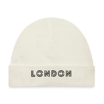London - Baby Premium Organic Mütze - Naturweiß - Vorne