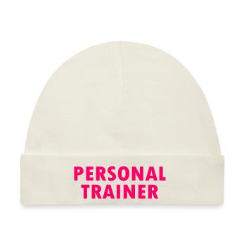 Personal trainer - Baby Premium Organic Mütze - Naturweiß - Vorne