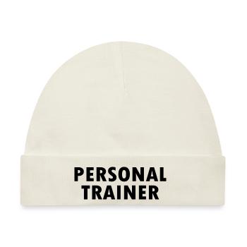 Personal trainer - Baby Premium Organic Mütze - Naturweiß - Vorne