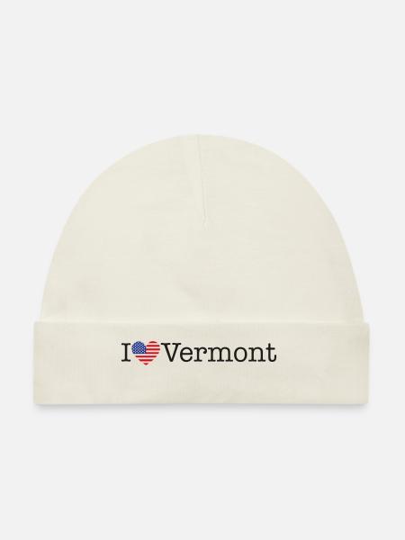 I love Vermont - Baby Premium Organic Mütze - Naturweiß