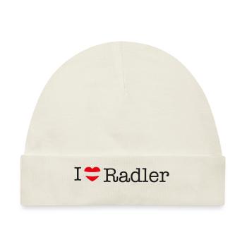 I love Radler - Baby Premium Organic Mütze - Naturweiß - Vorne