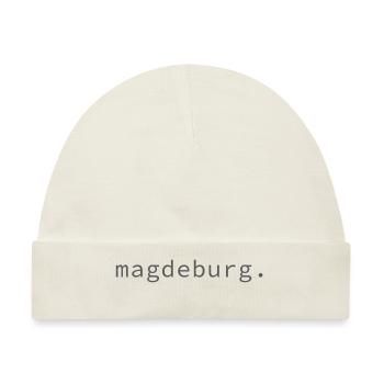 magdeburg. - Baby Premium Organic Mütze - Naturweiß - Vorne