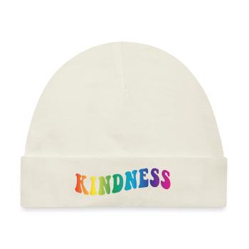 Kindness Spruch - Baby Premium Organic Mütze - Naturweiß - Vorne
