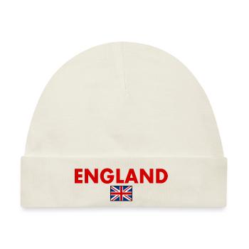 England - Baby Premium Organic Mütze - Naturweiß - Vorne