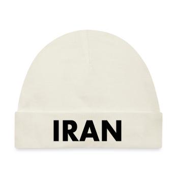 Iran - Baby Premium Organic Mütze - Naturweiß - Vorne