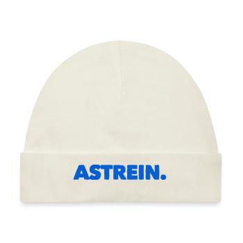 ASTREIN. Cooles, trendiges und neues Design by #DM - Baby Premium Organic Mütze - Naturweiß - Vorne
