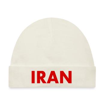 Iran - Baby Premium Organic Mütze - Naturweiß - Vorne