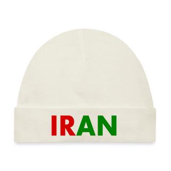 Iran - Baby Premium Organic Mütze - Naturweiß - Vorne