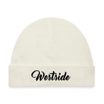Westside Westen West - Baby Premium Organic Mütze - Naturweiß - Vorne