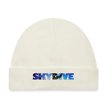 SKYDIVE - Baby Premium Organic Mütze - Naturweiß - Vorne