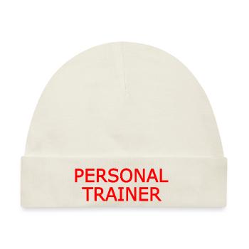 Personal trainer - Baby Premium Organic Mütze - Naturweiß - Vorne