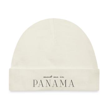 Ich liebe Panama - Baby Premium Organic Mütze - Naturweiß - Vorne