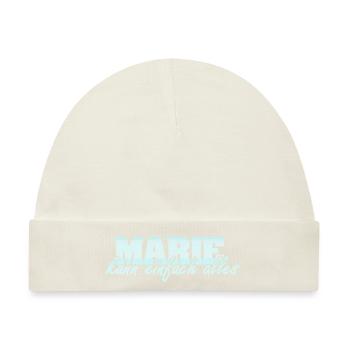 Marie - Baby Premium Organic Mütze - Naturweiß - Vorne