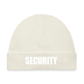 Security - Baby Premium Organic Mütze - Naturweiß - Vorne