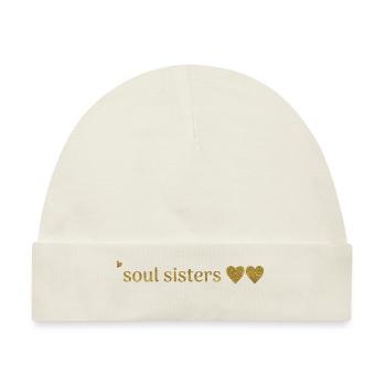 Freunde - soul sisters - Baby Premium Organic Mütze - Naturweiß - Vorne
