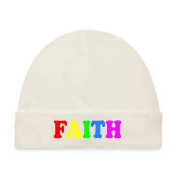 Faith - Baby Premium Organic Mütze - Naturweiß - Vorne