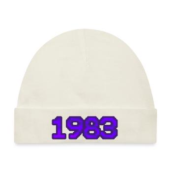 1983 1983 - Baby Premium Organic Mütze - Naturweiß - Vorne