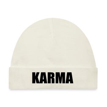 Karma - Baby Premium Organic Mütze - Naturweiß - Vorne