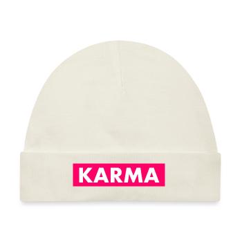 Karma - Baby Premium Organic Mütze - Naturweiß - Vorne